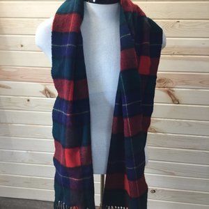 Women’s Johnston of Elgin 100% Wool Scarf 14” X 65